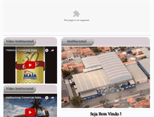 Tablet Screenshot of comercialmaia.com.br